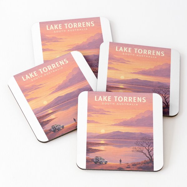 Item preview, Lake Torrens South Australia Outback Salt Flats Landscape designed and sold by Aryabek.