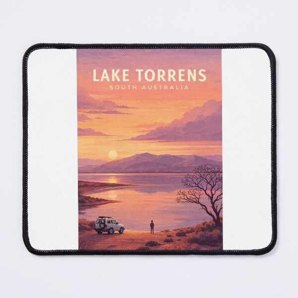 Item preview, Lake Torrens South Australia Outback Salt Flats Landscape designed and sold by Aryabek.