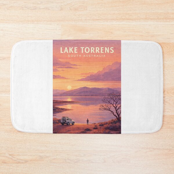 Item preview, Lake Torrens South Australia Outback Salt Flats Landscape designed and sold by Aryabek.