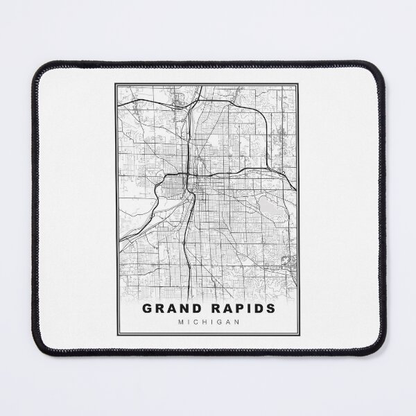 Item preview, Grand Rapids Map designed and sold by Tamas Das.