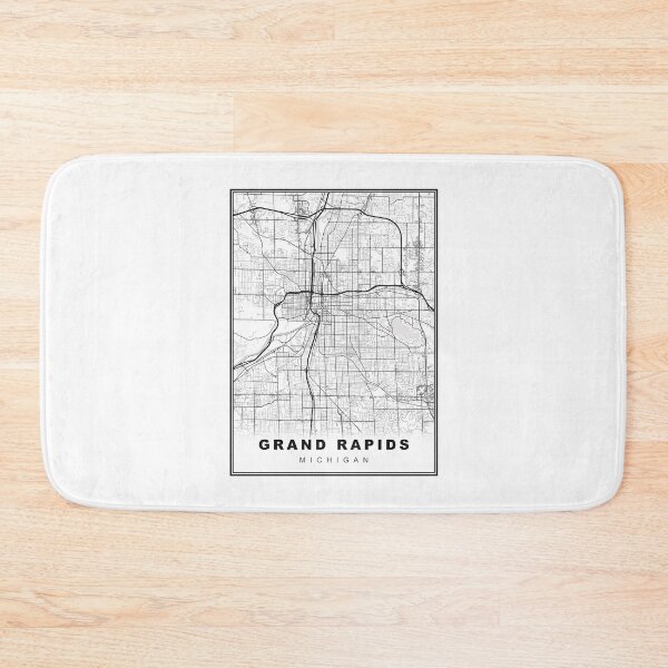 Item preview, Grand Rapids Map designed and sold by Tamas Das.