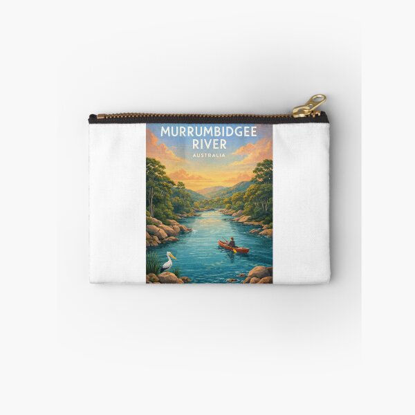 Item preview, Murrumbidgee River Australia Wilderness Waterway and Canoe Scene designed and sold by Aryabek.