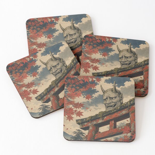 Item preview, The Mountain Shrine Guardian - Ukiyo-e Vintage Japanese Woodblock Print Hannya designed and sold by bapupa.