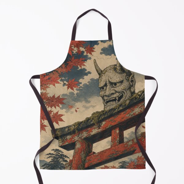 Item preview, The Mountain Shrine Guardian - Ukiyo-e Vintage Japanese Woodblock Print Hannya designed and sold by bapupa.