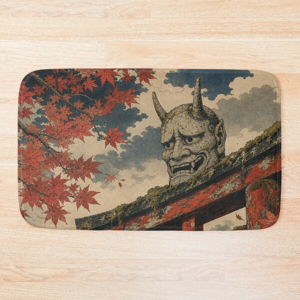Item preview, The Mountain Shrine Guardian - Ukiyo-e Vintage Japanese Woodblock Print Hannya designed and sold by bapupa.