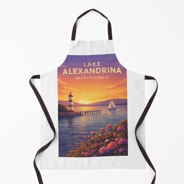 Item preview, Lake Alexandrina South Australia Lighthouse and Sailing Sunset designed and sold by Aryabek.