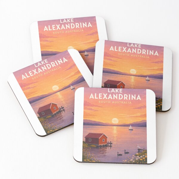 Item preview, Lake Alexandrina Murray River Sunset and Wetlands designed and sold by Aryabek.