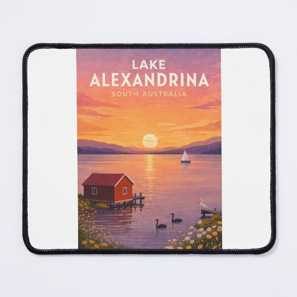Item preview, Lake Alexandrina Murray River Sunset and Wetlands designed and sold by Aryabek.