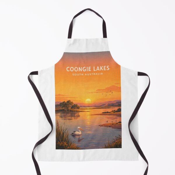Item preview, Coongie Lakes South Australia Wetlands and Pelican Sunset designed and sold by Aryabek.