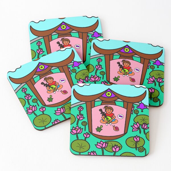 Item preview, Friends in the lotus garden designed and sold by EMILYVU22.