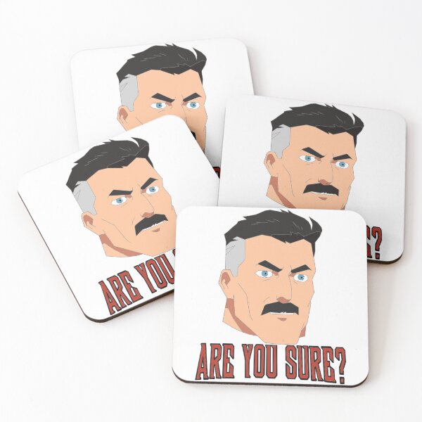 Item preview, Are you sure? White Background designed and sold by UbiquitousScar.