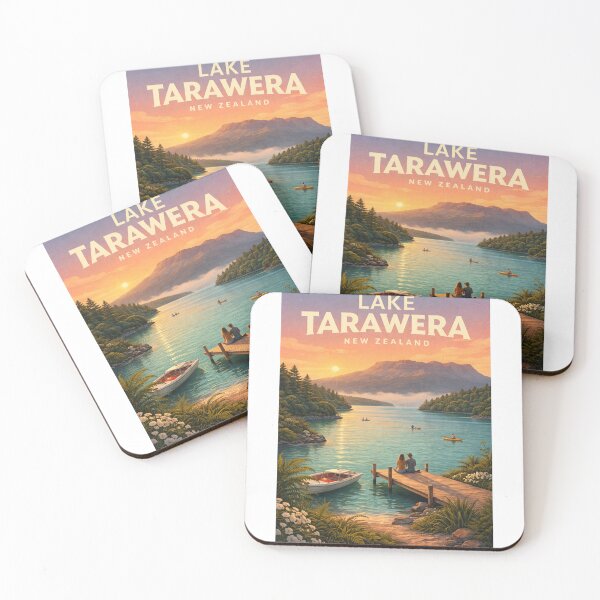 Item preview, Lake Tarawera Rotorua and Mount Tarawera New Zealand designed and sold by Aryabek.