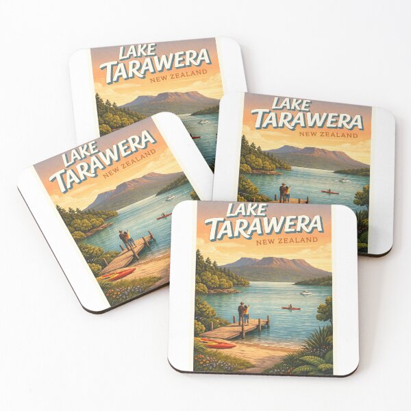 Item preview, Lake Tarawera Bay of Plenty Volcanic Lake Escape designed and sold by Aryabek.