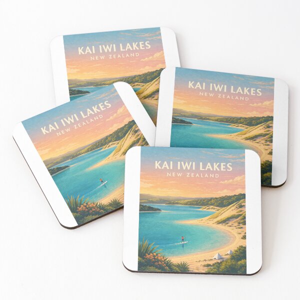 Item preview, Kai Iwi Lakes Northland Sand Dunes and Blue Waters designed and sold by Aryabek.