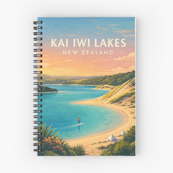 Item preview, Kai Iwi Lakes Northland Sand Dunes and Blue Waters designed and sold by Aryabek.