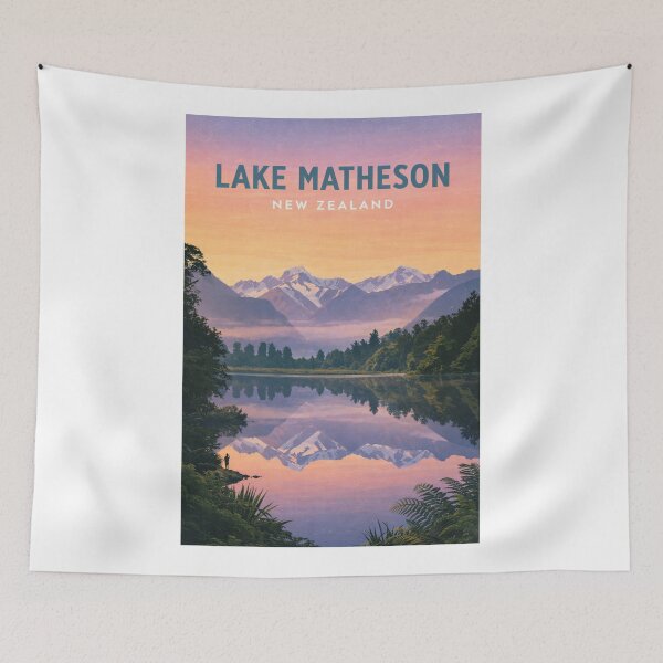 Item preview, Lake Matheson West Coast Mirror Lake New Zealand designed and sold by Aryabek.