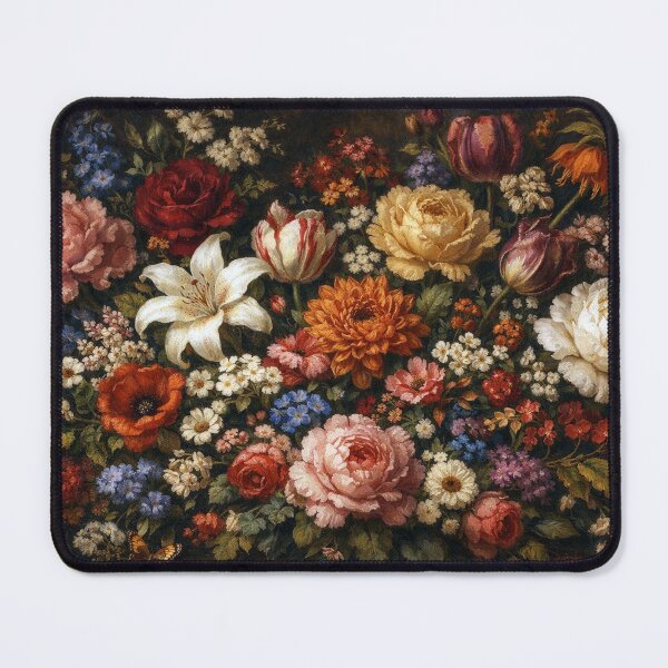 Item preview, Baroque floral splendor in the shade designed and sold by Sigtrix.