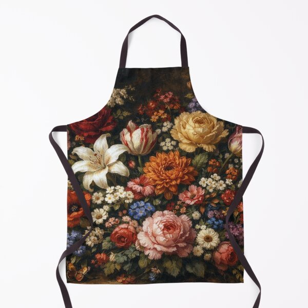 Item preview, Baroque floral splendor in the shade designed and sold by Sigtrix.