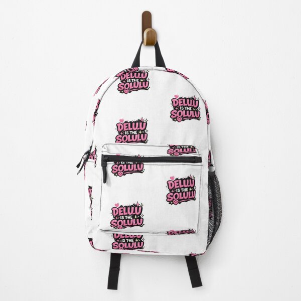 Item preview, Delulu Is The Solulu Funny Aesthetic Sticker | Cute Pink Trendy Quote designed and sold by Jyotisima8929.