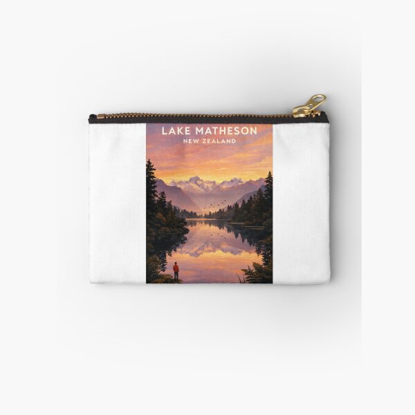 Item preview, Lake Matheson Aoraki Reflection and Southern Alps Landscape designed and sold by Aryabek.