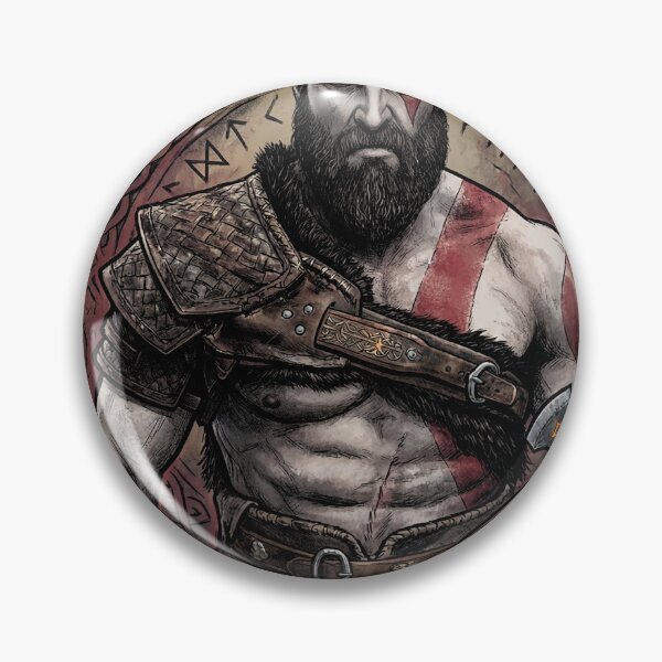 Item preview, Kratos Tattooed Spartan Warrior designed and sold by Senpaiwaves.