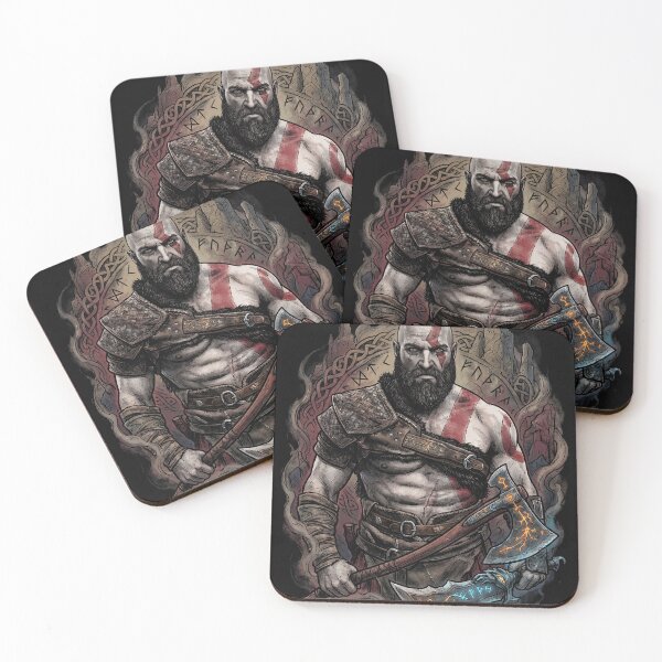 Item preview, Kratos Tattooed Spartan Warrior designed and sold by Senpaiwaves.