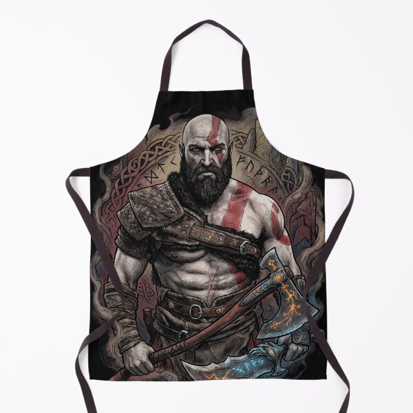 Item preview, Kratos Tattooed Spartan Warrior designed and sold by Senpaiwaves.