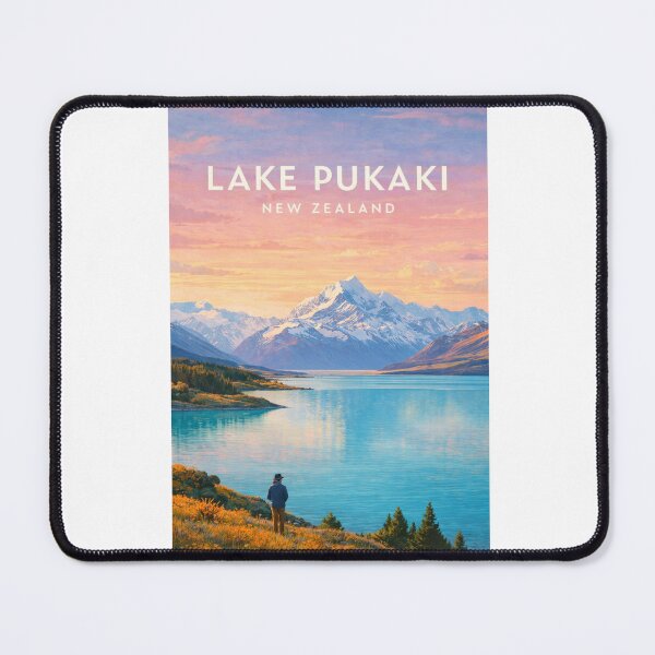 Item preview, Lake Pukaki Aoraki Mount Cook Scenic New Zealand Landscape designed and sold by Aryabek.