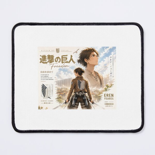 Item preview, Eren Yeager: freedom in the sky designed and sold by Varuun29.