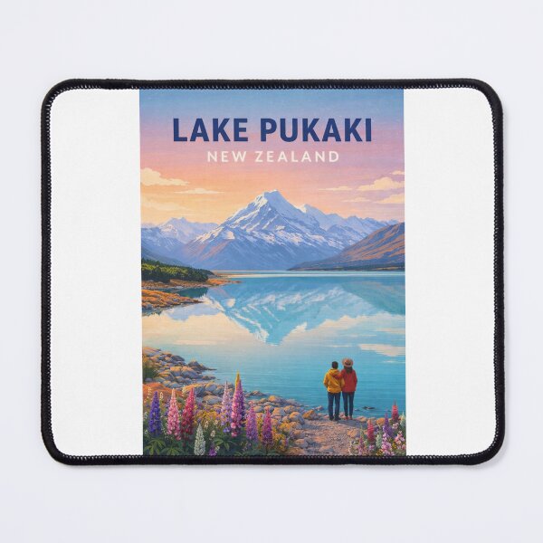 Item preview, Lake Pukaki Mount Cook Reflection Canterbury New Zealand Vista designed and sold by Aryabek.