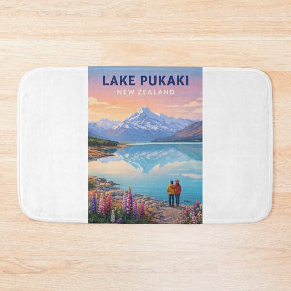 Item preview, Lake Pukaki Mount Cook Reflection Canterbury New Zealand Vista designed and sold by Aryabek.