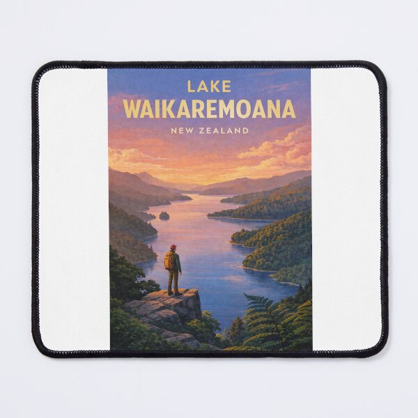 Item preview, Lake Waikaremoana Te Urewera Wilderness New Zealand Escape designed and sold by Aryabek.
