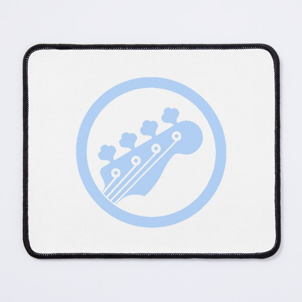 Item preview, Bass Headstock Bass Guitar Sky Blue designed and sold by Ukulaliens.