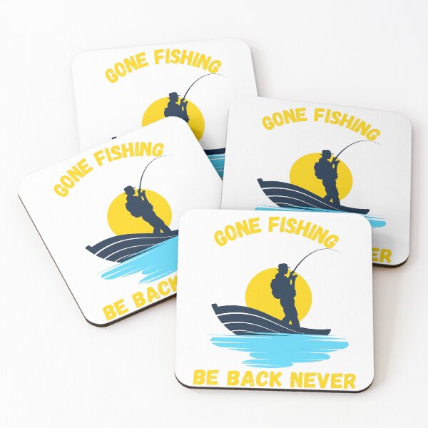 Item preview, Gone Fishing, Be Back Never Funny Fishing T-Shirt designed and sold by WearFine.
