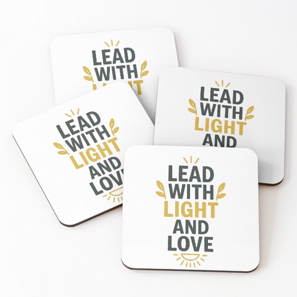 Item preview, LEAD WITH LIGHT AND LOVE designed and sold by mbmstores.
