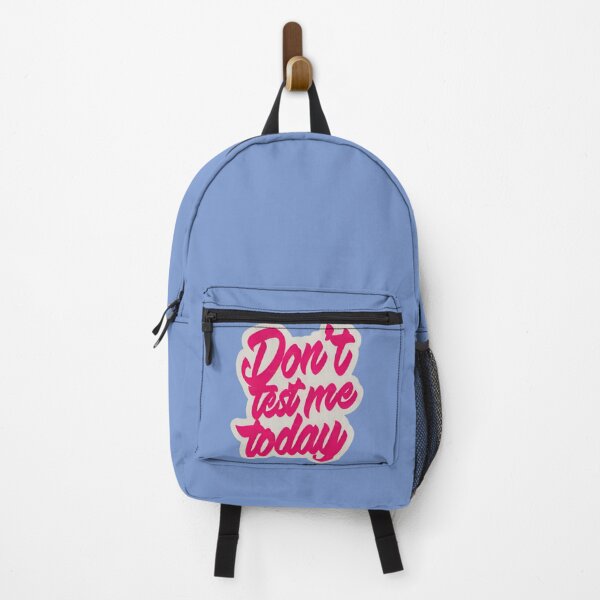 Item preview, Don’t Test Me Today - Bold Pink Sassy Quote Typography designed and sold by Rangmanch.