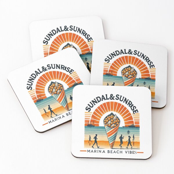 Item preview, Sundal & Sunrise Marina Beach Vibes Chennai Tamil Nadu designed and sold by Globalcitytees.
