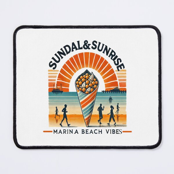 Item preview, Sundal & Sunrise Marina Beach Vibes Chennai Tamil Nadu designed and sold by Globalcitytees.