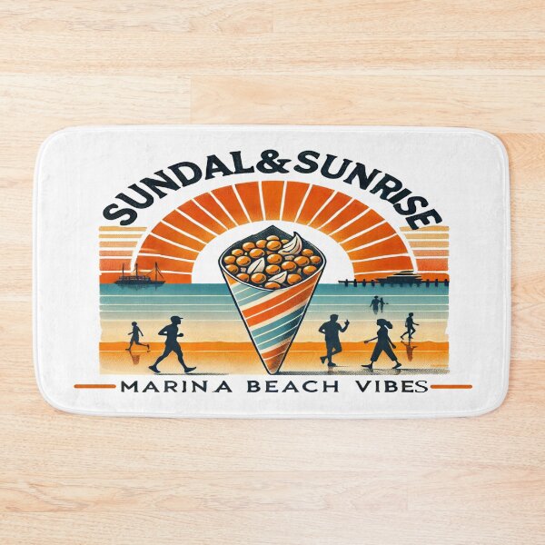 Item preview, Sundal & Sunrise Marina Beach Vibes Chennai Tamil Nadu designed and sold by Globalcitytees.