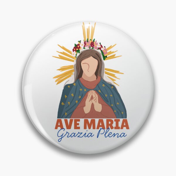 Item preview, Ave Maria Grazia Plena designed and sold by FaithArtVilla.