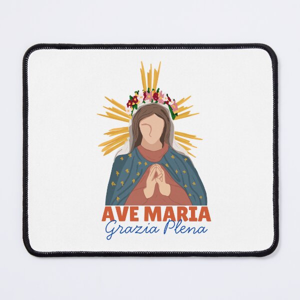Item preview, Ave Maria Grazia Plena designed and sold by FaithArtVilla.
