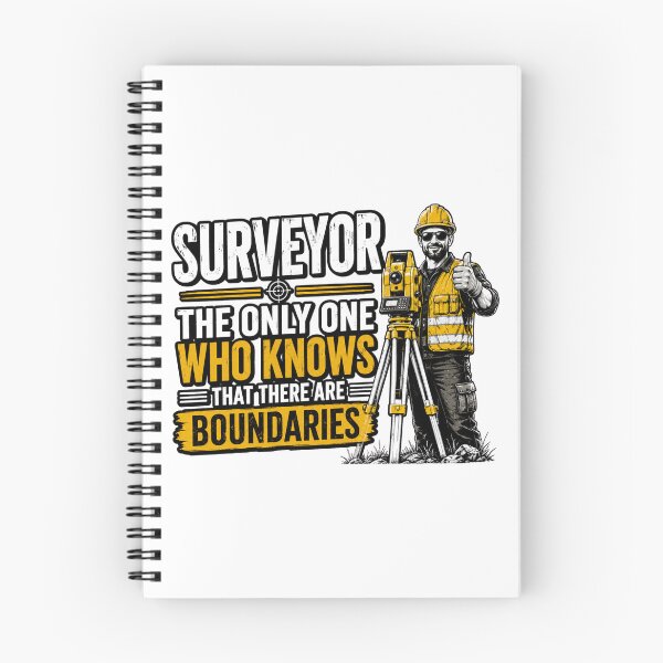 Item preview, Funny Surveyor Boundaries T-Shirt Design designed and sold by JDGeoShop.