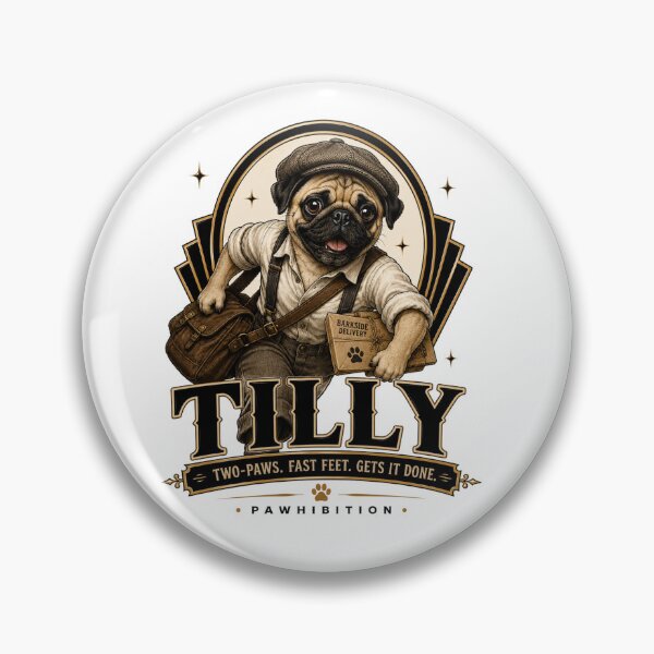 Item preview, Tilly “Two-Paws” — Pawhibition Era Originals designed and sold by Ikkipass Enterprises.
