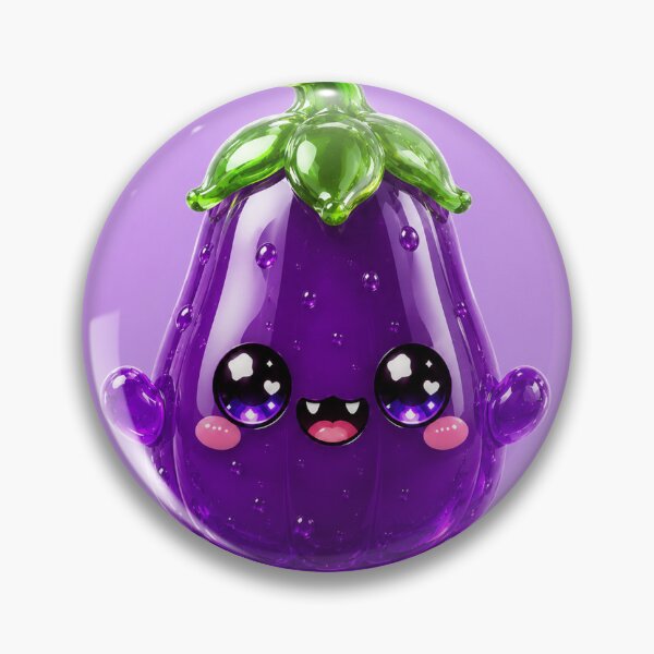 Item preview, Cute Gummy Eggplant Monster Stickers designed and sold by Sotona87.