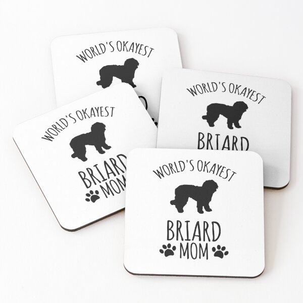 Item preview, Worlds Okayest Briard Mom - Dog Mom designed and sold by kindxinn.