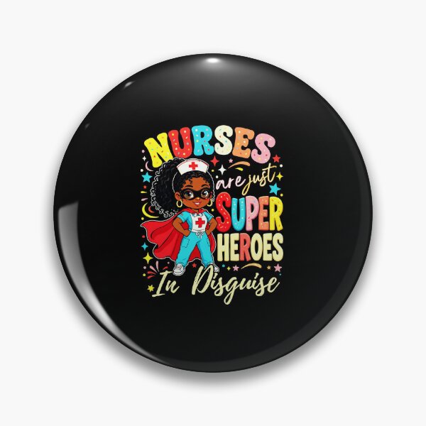 Item preview, Black Nurse Superhero Melanin Healthcare Magic designed and sold by MotivaChic.