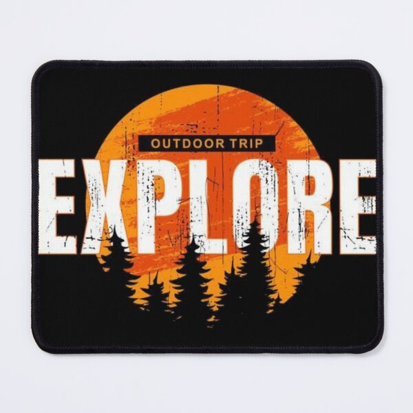 Item preview, Explore Mountain Adventure Retro Outdoor Design designed and sold by The craft.
