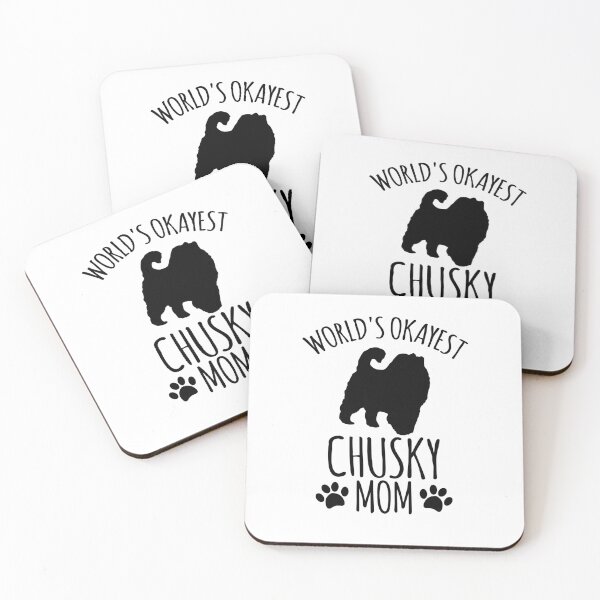Item preview, Worlds Okayest Chusky Mom - Dog Mom designed and sold by kindxinn.