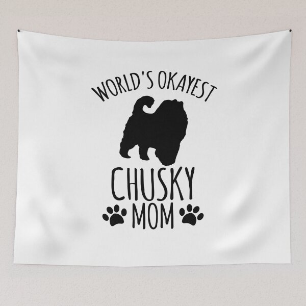 Item preview, Worlds Okayest Chusky Mom - Dog Mom designed and sold by kindxinn.