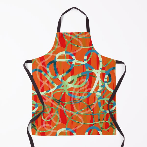 Item preview, Colorful Abstract Line Pattern Bold Modern Doodle Design designed and sold by Skryp-art.